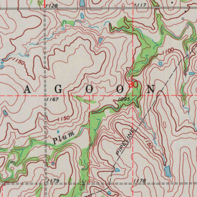 United States Geological Survey Miller, KS (1971, 24000-Scale) digital map