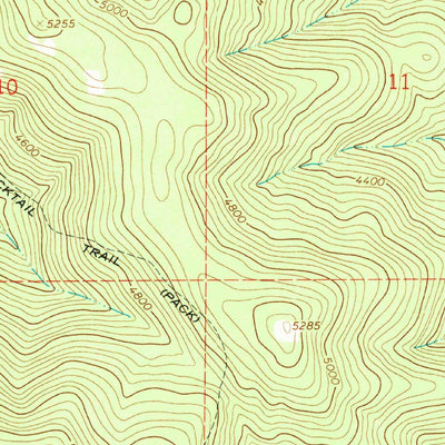 United States Geological Survey Miller Lake, MT (1966, 24000-Scale) digital map