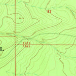 United States Geological Survey Miller Lake, OR (1967, 24000-Scale) digital map