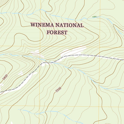 United States Geological Survey Miller Lake, OR (2020, 24000-Scale) digital map