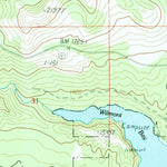 United States Geological Survey Miller Mountain, WA (1985, 24000-Scale) digital map