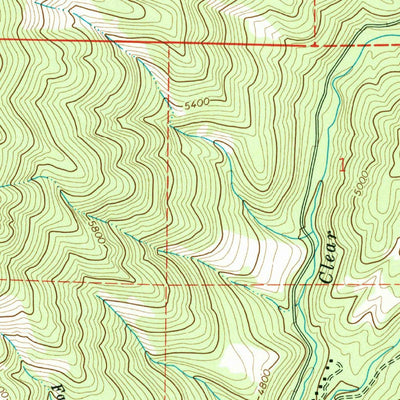 United States Geological Survey Miller Mountain West, ID (1972, 24000-Scale) digital map