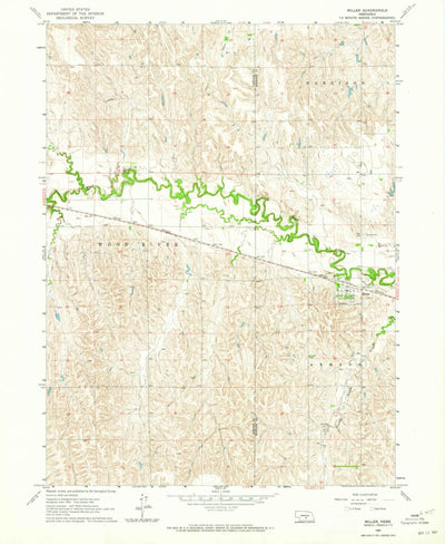 United States Geological Survey Miller, NE (1962, 24000-Scale) digital map
