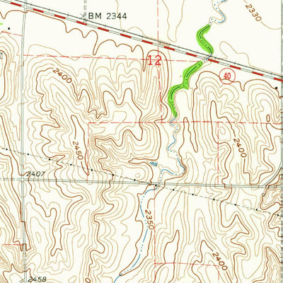 United States Geological Survey Miller, NE (1962, 24000-Scale) digital map