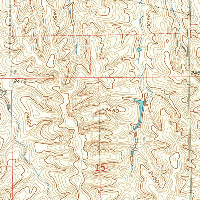 United States Geological Survey Miller, NE (1962, 24000-Scale) digital map