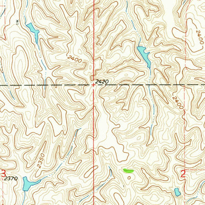 United States Geological Survey Miller NE, NE (1962, 24000-Scale) digital map