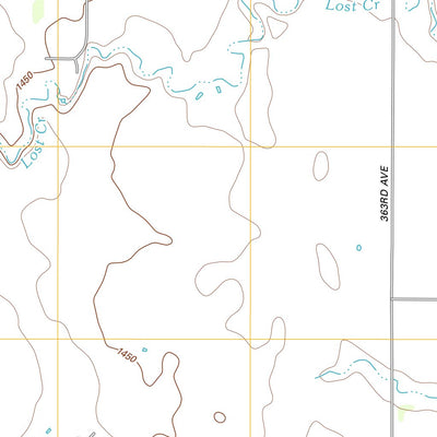 United States Geological Survey Miller NW, SD (2012, 24000-Scale) digital map