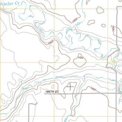 United States Geological Survey Miller NW, SD (2012, 24000-Scale) digital map