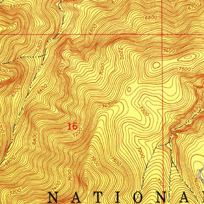 United States Geological Survey Miller Peak, AZ (1948, 24000-Scale) digital map