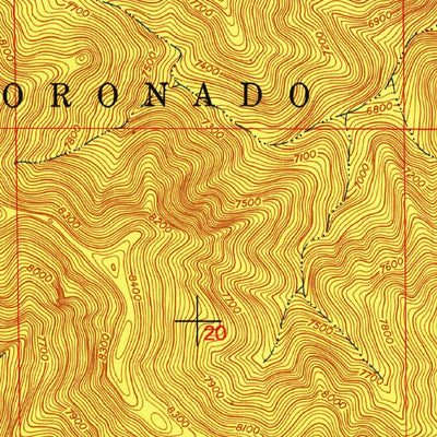 United States Geological Survey Miller Peak, AZ (1948, 24000-Scale) digital map