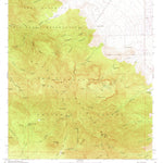 United States Geological Survey Miller Peak, AZ (1958, 24000-Scale) digital map