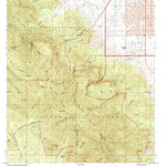 United States Geological Survey Miller Peak, AZ (1996, 24000-Scale) digital map
