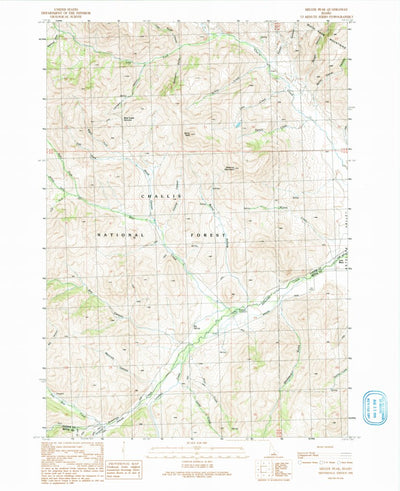 United States Geological Survey Miller Peak, ID (1991, 24000-Scale) digital map