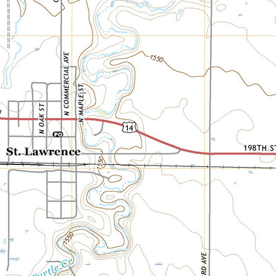United States Geological Survey Miller, SD (2021, 24000-Scale) digital map