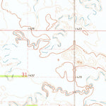 United States Geological Survey Miller SE, SD (1967, 24000-Scale) digital map