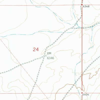 United States Geological Survey Miller Spring, WY (1959, 24000-Scale) digital map