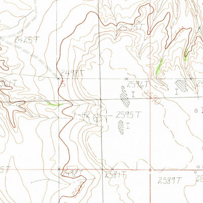 United States Geological Survey Miller Springs, MT (1984, 24000-Scale) digital map