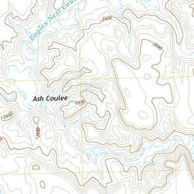 United States Geological Survey Miller Springs, MT (2020, 24000-Scale) digital map
