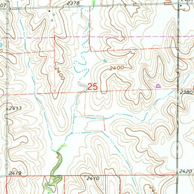 United States Geological Survey Miller SW, NE (1961, 24000-Scale) digital map