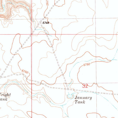 United States Geological Survey Miller Tank, AZ (1981, 24000-Scale) digital map