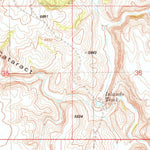 United States Geological Survey Miller Tank, AZ (1981, 24000-Scale) digital map