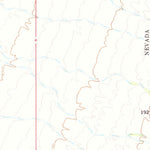 United States Geological Survey Miller Wash, NV-UT (1972, 24000-Scale) digital map