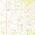 United States Geological Survey Miller Wash, NV-UT (1972, 24000-Scale) digital map