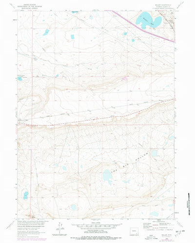 United States Geological Survey Miller, WY (1962, 24000-Scale) digital map