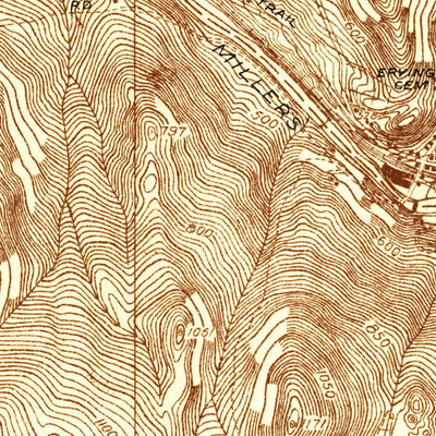 United States Geological Survey Millers Falls, MA (1936, 24000-Scale) digital map