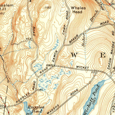 United States Geological Survey Millers Falls, MA (1941, 31680-Scale) digital map