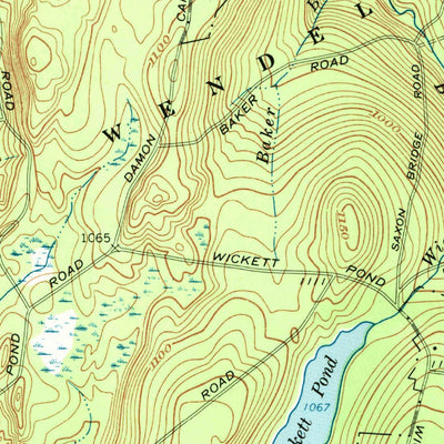 United States Geological Survey Millers Falls, MA (1961, 24000-Scale) digital map