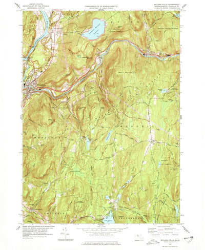 United States Geological Survey Millers Falls, MA (1977, 24000-Scale) digital map