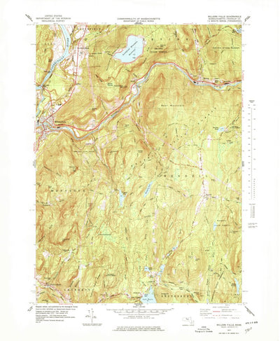 United States Geological Survey Millers Falls, MA (1977, 25000-Scale) digital map