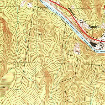 United States Geological Survey Millers Falls, MA (1977, 25000-Scale) digital map