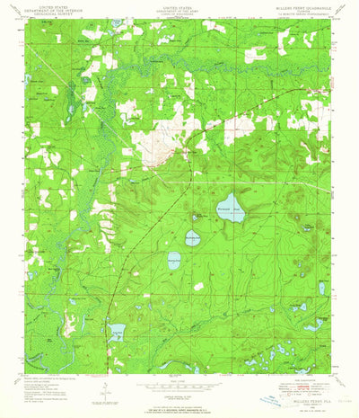 United States Geological Survey Millers Ferry, FL (1949, 24000-Scale) digital map