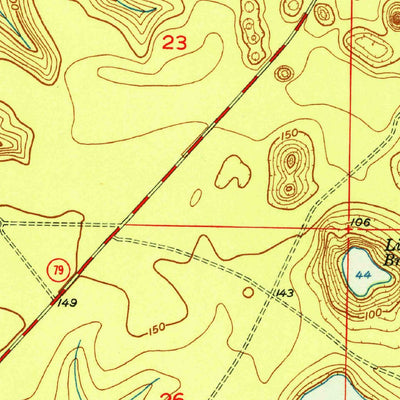 United States Geological Survey Millers Ferry, FL (1950, 24000-Scale) digital map