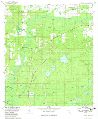 United States Geological Survey Millers Ferry, FL (1982, 24000-Scale) digital map