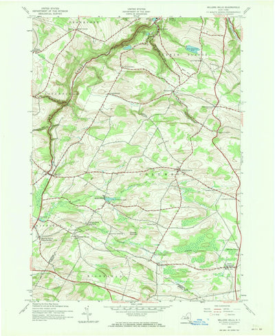 United States Geological Survey Millers Mills, NY (1943, 24000-Scale) digital map