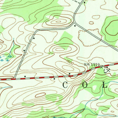 United States Geological Survey Millers Mills, NY (1943, 24000-Scale) digital map