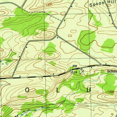 United States Geological Survey Millers Mills, NY (1945, 31680-Scale) digital map