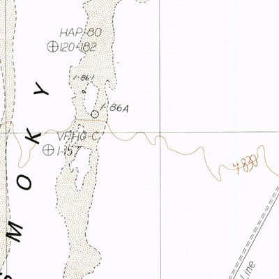 United States Geological Survey Millers, NV (1987, 24000-Scale) digital map