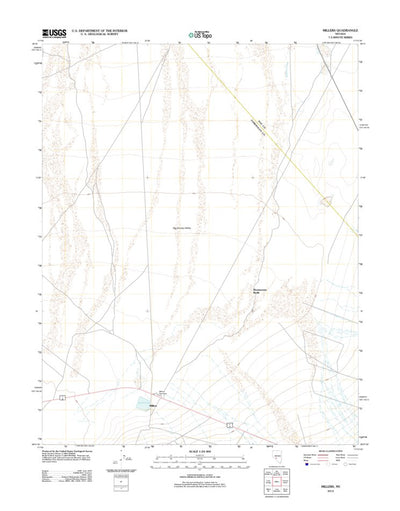 United States Geological Survey Millers, NV (2012, 24000-Scale) digital map