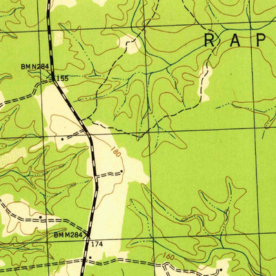 United States Geological Survey Millers Tavern, VA (1945, 31680-Scale) digital map