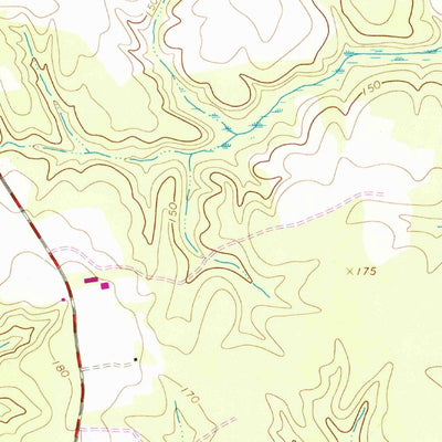 United States Geological Survey Millers Tavern, VA (1968, 24000-Scale) digital map