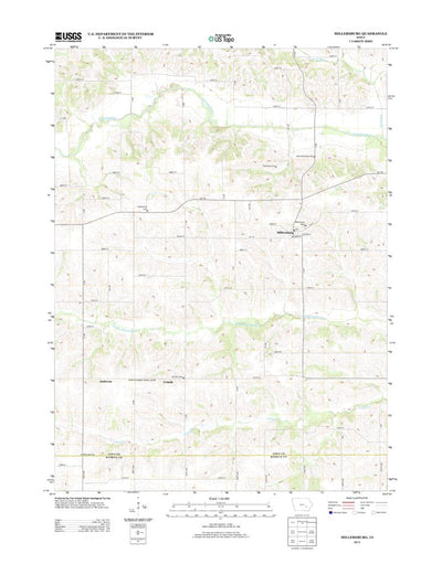 United States Geological Survey Millersburg, IA (2013, 24000-Scale) digital map