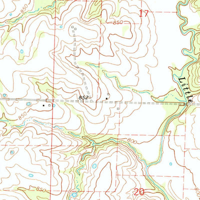 United States Geological Survey Millersburg, MO (1969, 24000-Scale) digital map