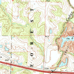 United States Geological Survey Millersburg, MO (1969, 24000-Scale) digital map