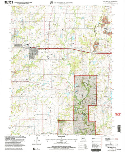 United States Geological Survey Millersburg, MO (2000, 24000-Scale) digital map