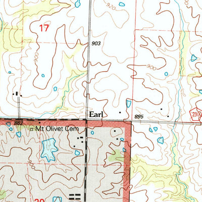 United States Geological Survey Millersburg NE, MO (2000, 24000-Scale) digital map