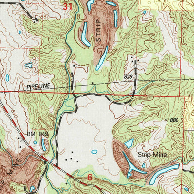 United States Geological Survey Millersburg NE, MO (2000, 24000-Scale) digital map